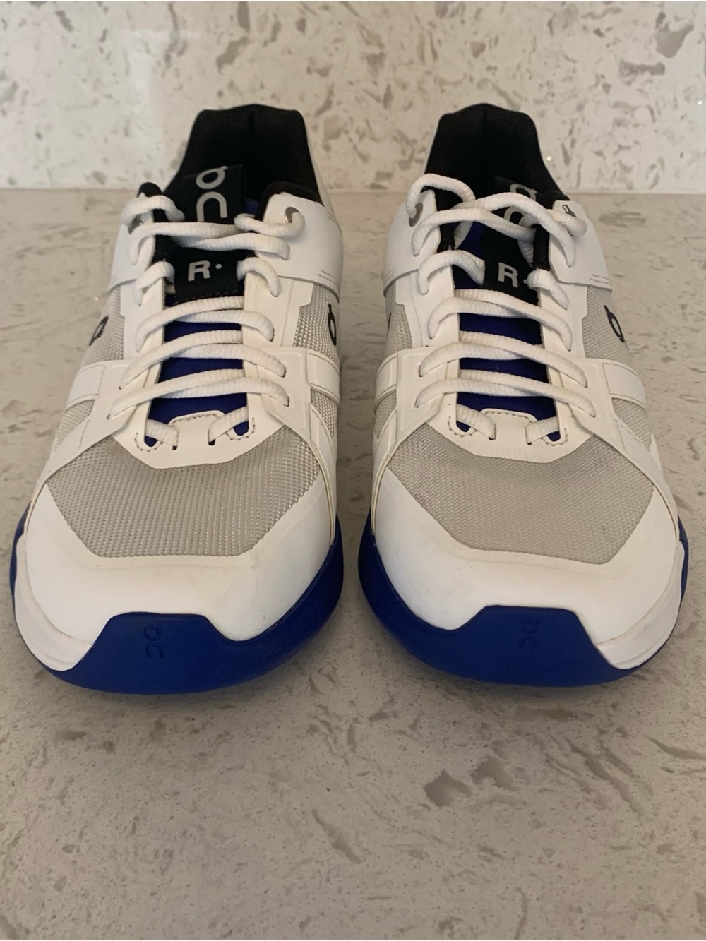 On Running The Roger Clubhouse Pro Undyed Indigo White Blue Women Sz 10 Tennis - Picture 3 of 10
